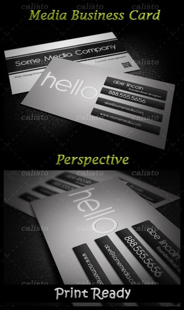card display template material in gray for template
