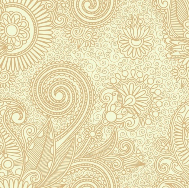 elegant abstract Crafts seamless floral pattern background about Arts Flowers